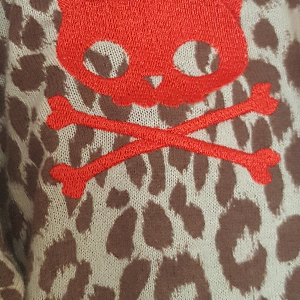 Leopard print cardigan